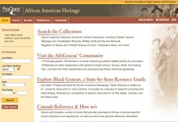 african american heritage screenshot
